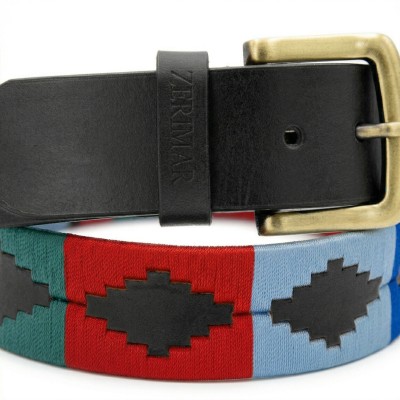 38 mm leather belt PAMPA model