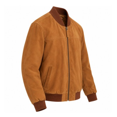 Men's suede bomber jacket JEREZ