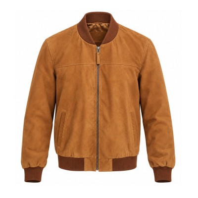 Men's suede bomber jacket JEREZ