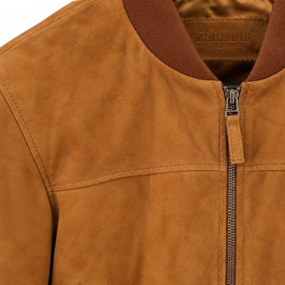 Men's suede bomber jacket JEREZ