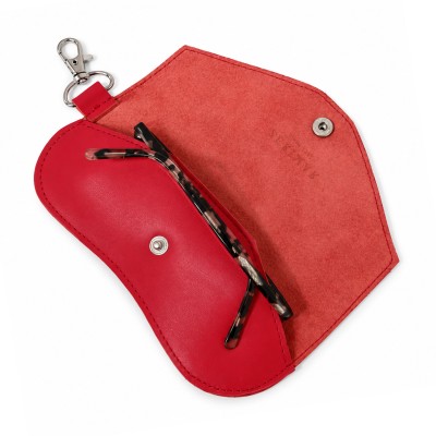 Bag Charm – Leather Glasses Case 17x8 cm VELVET