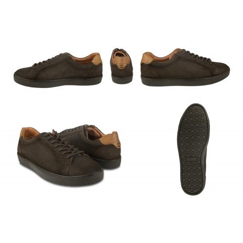 Low-top leather sneakers with laces Zerimar - 6