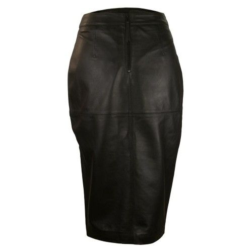 Midi leather piped skirt Zerimar - 1