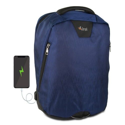 Backpack with portable charger for mobile phone 41x35x15 cm Airel - 1