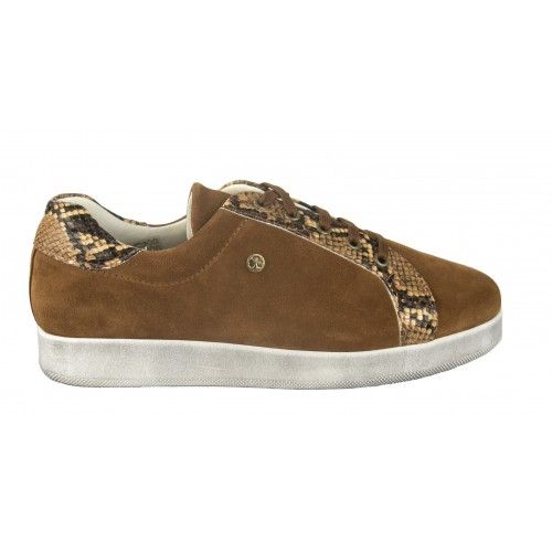 Python print colored leather sneakers Zerimar - 5