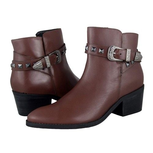 Ankle boots with wide heel and buckle on the ankle Zerimar - 1