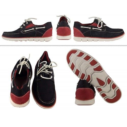 Leather Boat Shoes for Men, Leather Nautical Shoes Men, Loafers Men 1 Zerimar - 2
