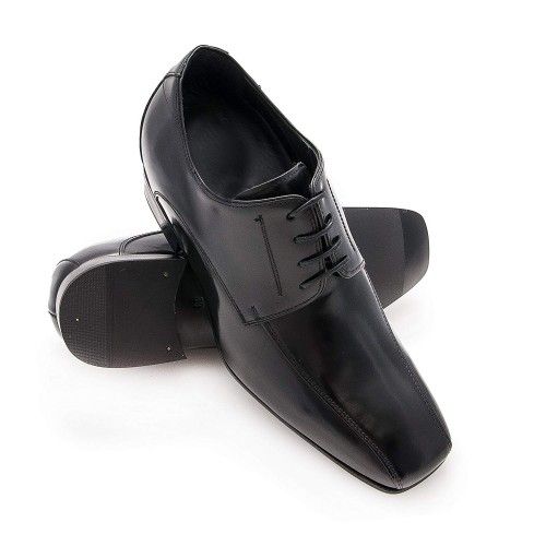 Men Leather Shoes, Elevator Shoes 2,7 in, Elegant Shoes for Men Zerimar - 12