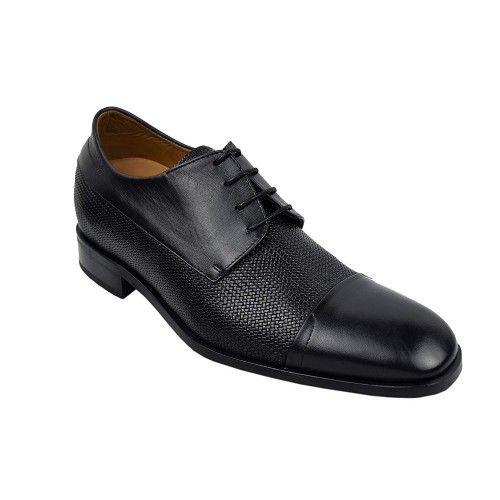 Men Leather Shoes, Elevator Shoes 2,7 in, Elegant Shoes for Men 15 Zerimar - 6