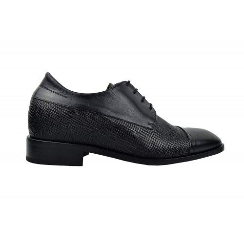 Men Leather Shoes, Elevator Shoes 2,7 in, Elegant Shoes for Men 15 Zerimar - 5