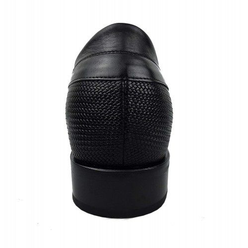 Men Leather Shoes, Elevator Shoes 2,7 in, Elegant Shoes for Men 15 Zerimar - 5