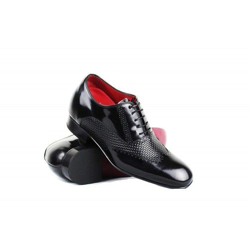 Men Leather Shoes, Elevator Shoes 2,7 in, Casual Shoes for Men 6 Zerimar - 1