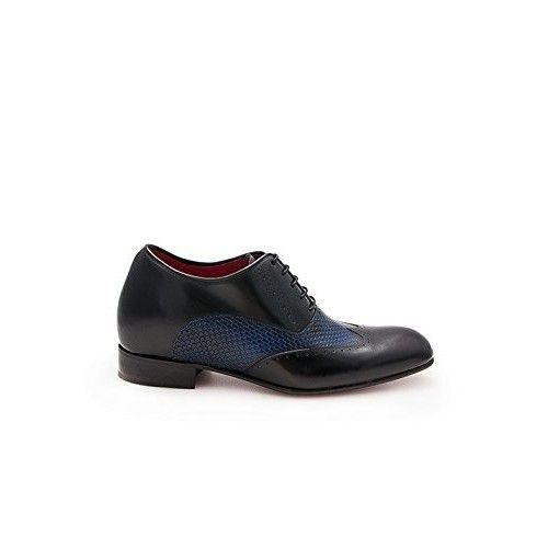 Men Leather Shoes, Elevator Shoes 2,7 in, Elegant Shoes for Men 3 Zerimar - 1
