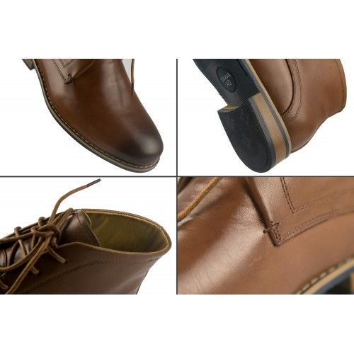 Men Leather Shoes, Elevator Shoes 2,7 in, Elegant Shoes for Men 20 Zerimar - 5