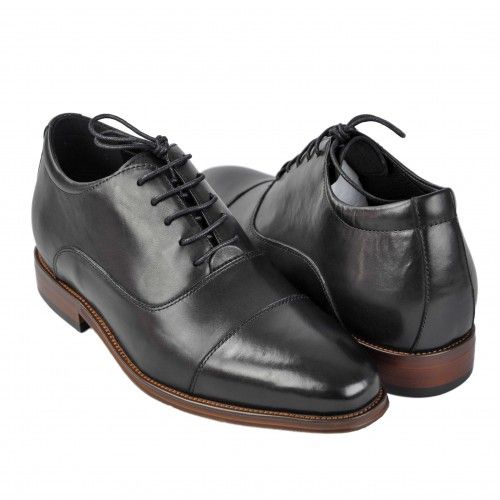 Men Leather Shoes, Elevator Shoes 2,7 in, Elegant Shoes for Men 26 Zerimar - 1