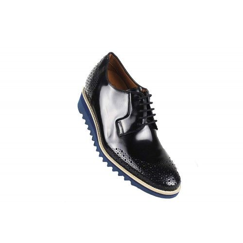 Men Leather Shoes, Elevator Shoes 3,14 in, Casual Shoes for Men Zerimar - 1