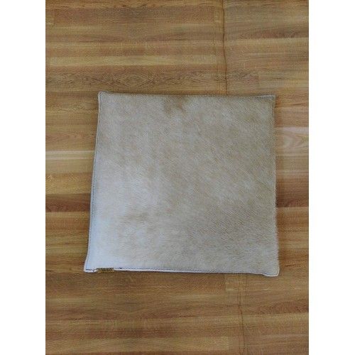 Cowhide Cushion, 13x13 in, Leather Cushion Covers, Bedroom Cushions 9 Zerimar - 1