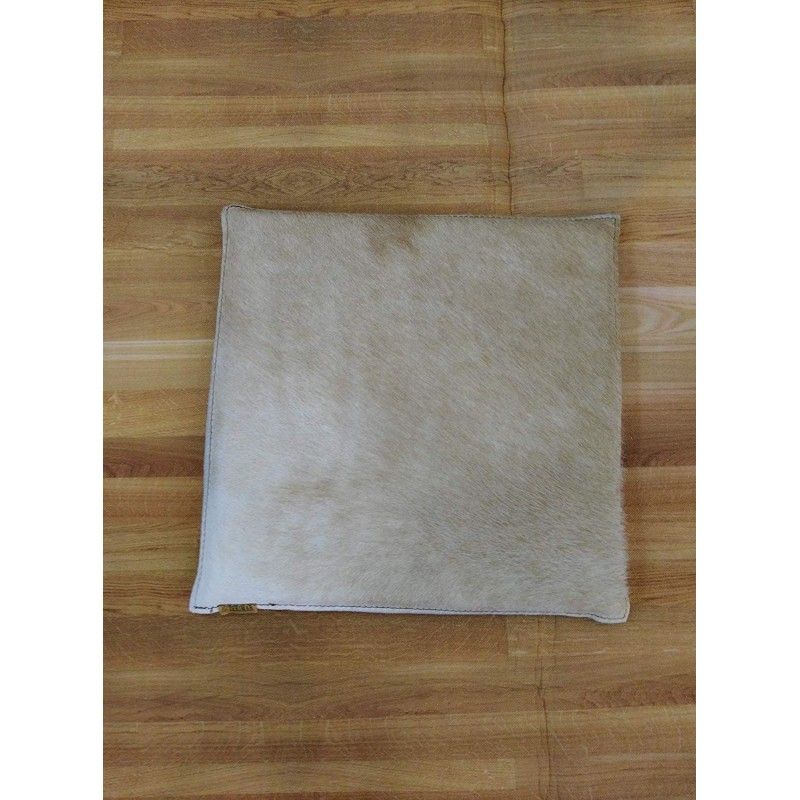 Cowhide Cushion, 13x13 in, Leather Cushion Covers, Bedroom Cushions 9 Zerimar - 1