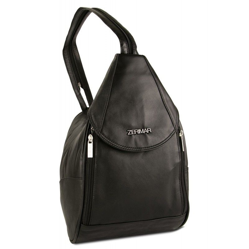 2-in-1 leather bag and backpack Zerimar - 17
