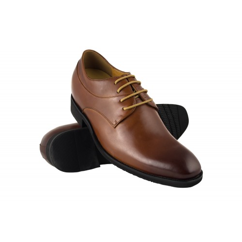 Men Leather Shoes, Elevator Shoes 2,7 in, Elegant Shoes for Men 9 Zerimar - 1