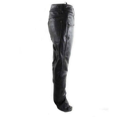 Motorcycle Leather Trousers, Leather Trousers Motorcycle, Trousers Kenrod - 2