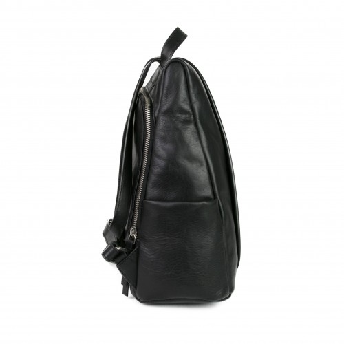 Natural leather backpack with anti-theft back closure Zerimar - 15