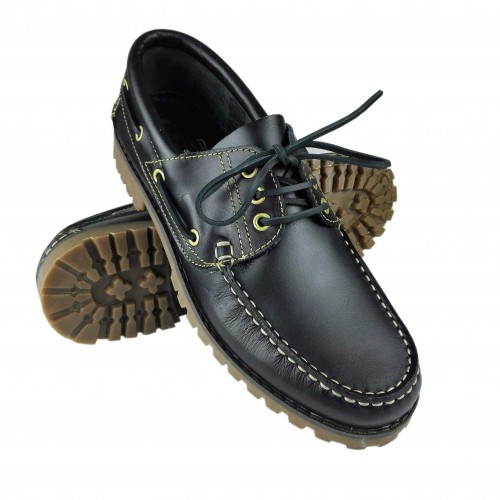 Winter leather boat shoes for men Zerimar - 18