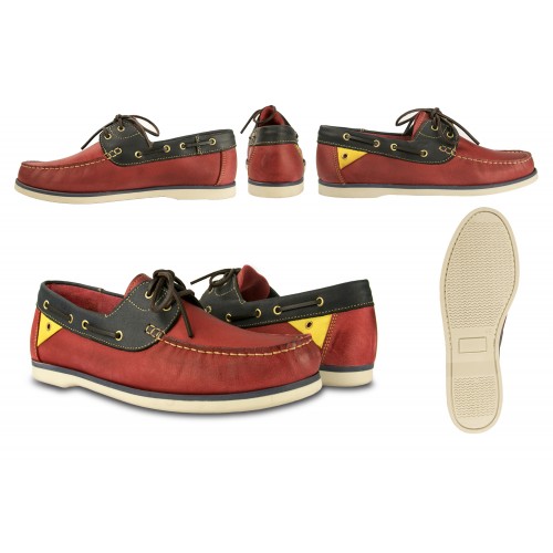 Leather Boat Shoes for Men, Leather Nautical Shoes Men, Loafers Men 8 Zerimar - 8
