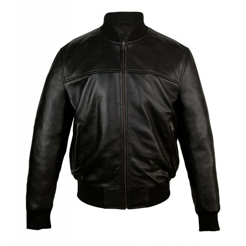Leather bomber jacket TRAINSPOTTING model Zerimar - 5