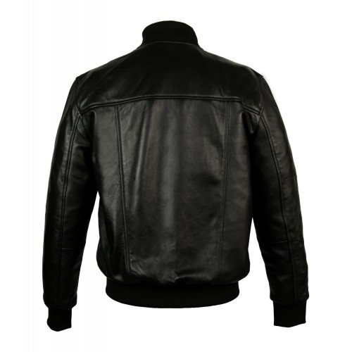 Leather bomber jacket TRAINSPOTTING model Zerimar - 5