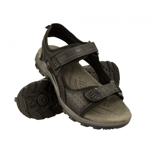 MOUNTAIN leather sandals with velcro closure Zerimar - 8
