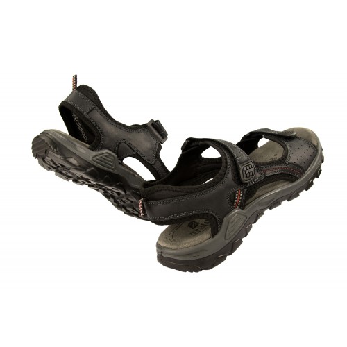 MOUNTAIN leather sandals with velcro closure Zerimar - 8