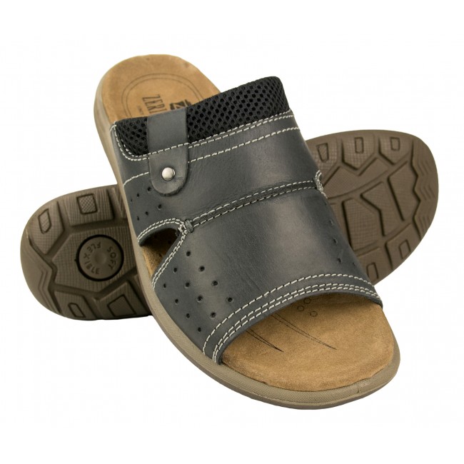 BLEND natural leather sandals Leather Sandals