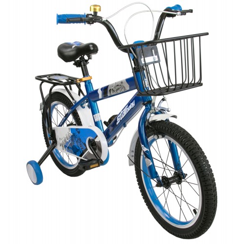 16 '' or 18 '' metallic bike with plastic small wheels Airel - 1