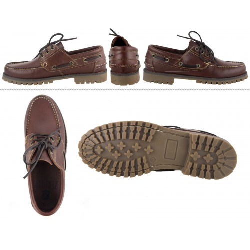 Winter leather boat shoes...