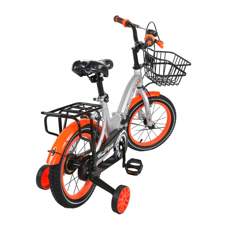 14-18 Inch Kids Folding Bike with Basket