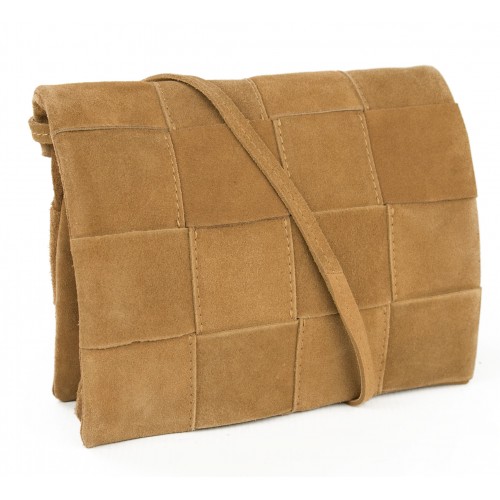 Braided suede leather bag...