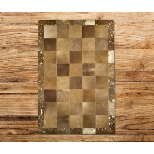 Cowhide Patchwork Rug EARTH - Various sizes